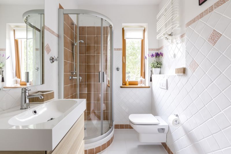 Small Shower with Corner Seat